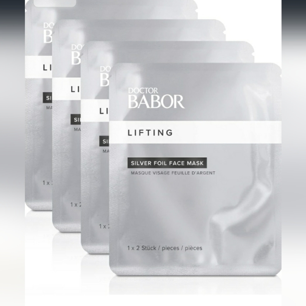 4 Doctor Babor lifting silver foil face mask